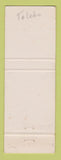 Matchbook Cover - FX Ringenbach Shoe Repair Toledo OH