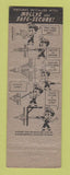 Matchbook Cover - Molly Anchor Screws WEAR