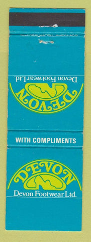 Matchbook Cover - Devon Footwear Shoes New Zealand