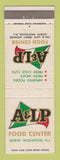 Matchbook Cover - A&LP Food Center Grocery North Wildwood NJ