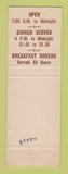 Matchbook Cover - Sandy's Kitchen Restaurant Stanford CT
