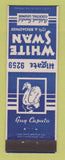 Matchbook Cover - White Swan Cocktail Lounge Oakland CA