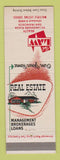 Matchbook Cover - Paul Law Real Estate San Francisco CA