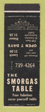 Matchbook Cover - Smorgas Table Restaurant Sunnyvale CA WEAR