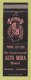 Matchbook Cover - Alta Mira Hotel Sausalito CA