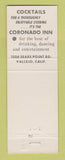 Matchbook Cover - Coronado Inn Vallejo CA
