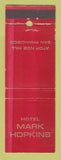Matchbook Cover - Hotel Mark Hopkins San Francisco CA