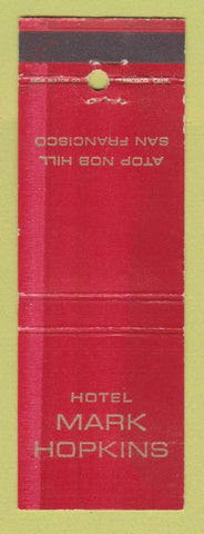 Matchbook Cover - Hotel Mark Hopkins San Francisco CA