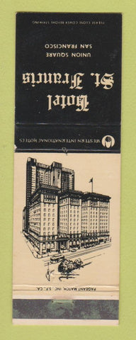Matchbook Cover - Hotel St Francis San Francisco CA