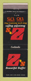 Matchbook Cover - Z's Buffet San Francisco CA