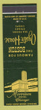 Matchbook Cover - Morrison Hotel Chicago IL Boston Oyster House