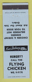 Matchbook Cover - Flying Chicken Restaurant Tulsa OK