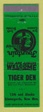 Matchbook Cover - Tiger Den Alamogordo NM