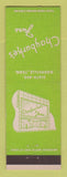 Matchbook Cover - Chayburke's Furs Nashville TN