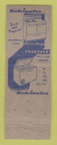 Matchbook Cover - Kelvinator Refrigerator Edonton Furniture NC