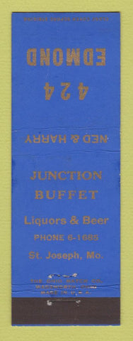 Matchbook Cover - 424 Edmond Junction Buffet St Joseph MO