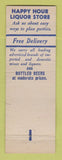 Matchbook Cover - Joe Allen's Happy Hour Lounge Chicago IL