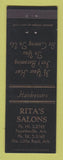 Matchbook Cover - Rita's Salon Beauty North Little Rock AR