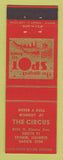 Matchbook Cover - The Circus Skokie IL