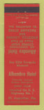 Matchbook Cover - Alhambra Hotel St Augustine FL