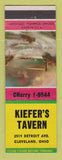 Matchbook Cover - Kiefer's Tavern Cleveland OH