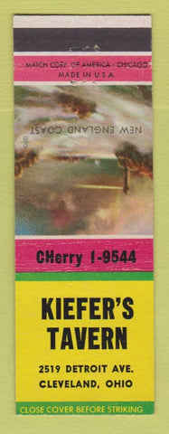 Matchbook Cover - Kiefer's Tavern Cleveland OH