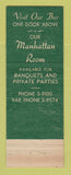 Matchbook Cover - O'Connors Restaurant Albany NY
