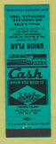 Matchbook Cover - Union Plan Loans Knoxville TN