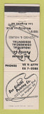 Matchbook Cover - Dan Githens Painting Company Los Angeles CA
