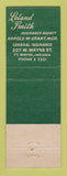 Matchbook Cover - Leland Smith Insurance Fort Wayne IN