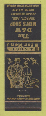 Matchbook Cover - D&W Men's Clothes Searcy AR