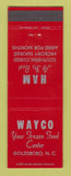 Matchbook Cover - Wayco Frozen Foods Ham Goldsboro NC