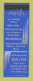 Matchbook Cover - Stark's Park Webster NY restaurant trailer camp