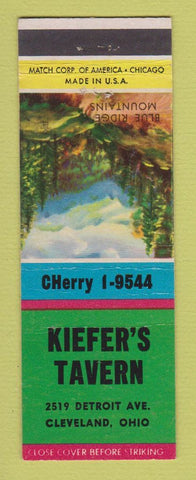 Matchbook Cover - Kiefer's Tavern Cleveland OH