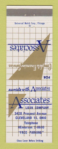 Matchbook Cover - Associates Loan Company Cleveland OH