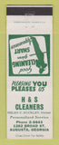 Matchbook Cover - H&S Cleaners Augusta GA