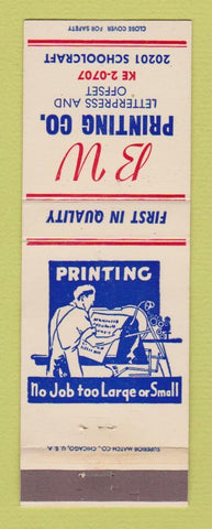 Matchbook Cover - BW Printing Detroit MI