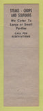 Matchbook Cover - Kiefer's Tavern Cleveland OH
