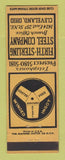 Matchbook Cover - Firth Sterling Steel Cleveland OH