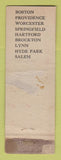 Matchbook Cover - Timely Men's Clothes Kennedy's Boston Providence WORN
