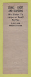 Matchbook Cover - Kiefer's Tavern Cleveland OH