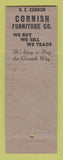 Matchbook Cover - Cornish Furniture Oklahoma City OK