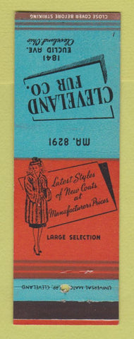 Matchbook Cover - Cleveland Fur Company girlie Cleveland OH