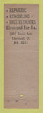 Matchbook Cover - Cleveland Fur Company girlie Cleveland OH