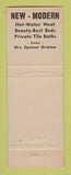 Matchbook Cover - Motel Oakland MD