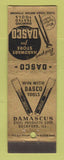 Matchbook Cover - Dasco Tools Rockford IL WEAR