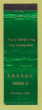 Matchbook Cover - UNAPOC Branch 10 Cleveland OH WEAR