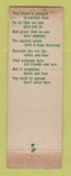 Matchbook Cover - UNAPOC Branch 10 Cleveland OH WEAR