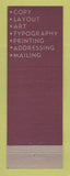 Matchbook Cover - AS Gilman Cleveland OH Copy Typography Printing