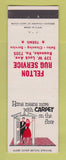 Matchbook Cover - Felton Rug Service Roanoke VA